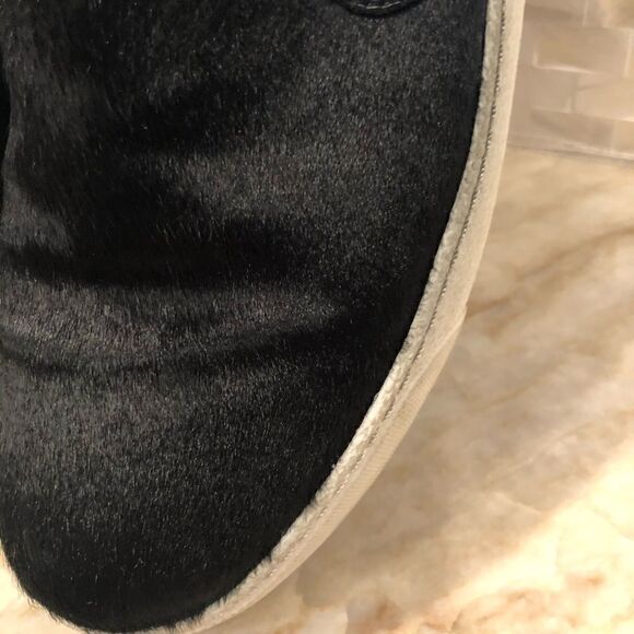 Sam Edelman Becker Black Calf Hair Slip-ons - Picture 3 of 8